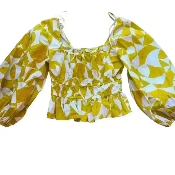 Circus NY Women's Cal Belled Sleeve Elastic Waist Top size S - Picture 4 of 5